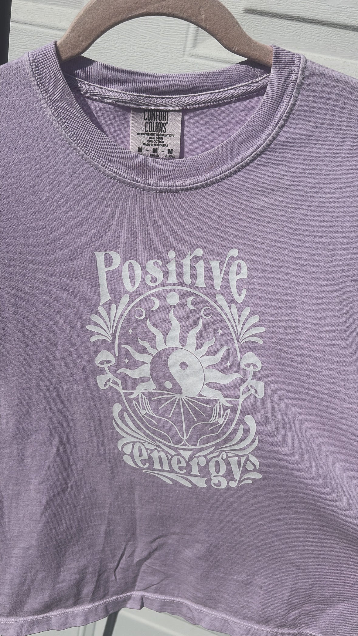 Positive Energy Sun and Yin Yang Women’s Boxy Tee