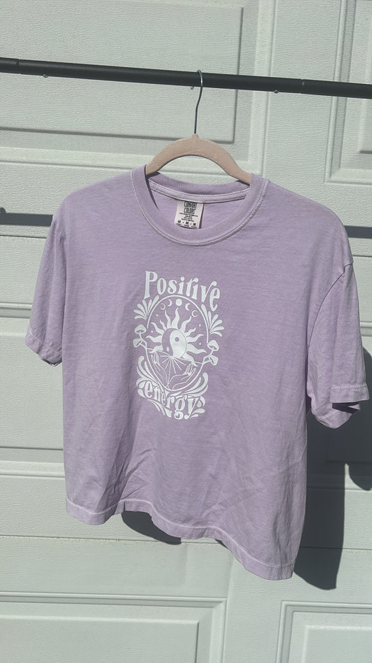 Positive Energy Sun and Yin Yang Women’s Boxy Tee