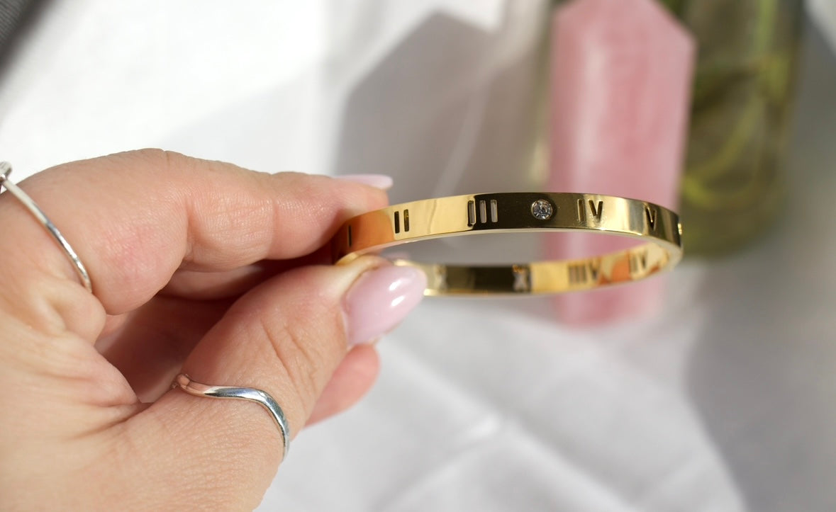 Gold Band Bracelet