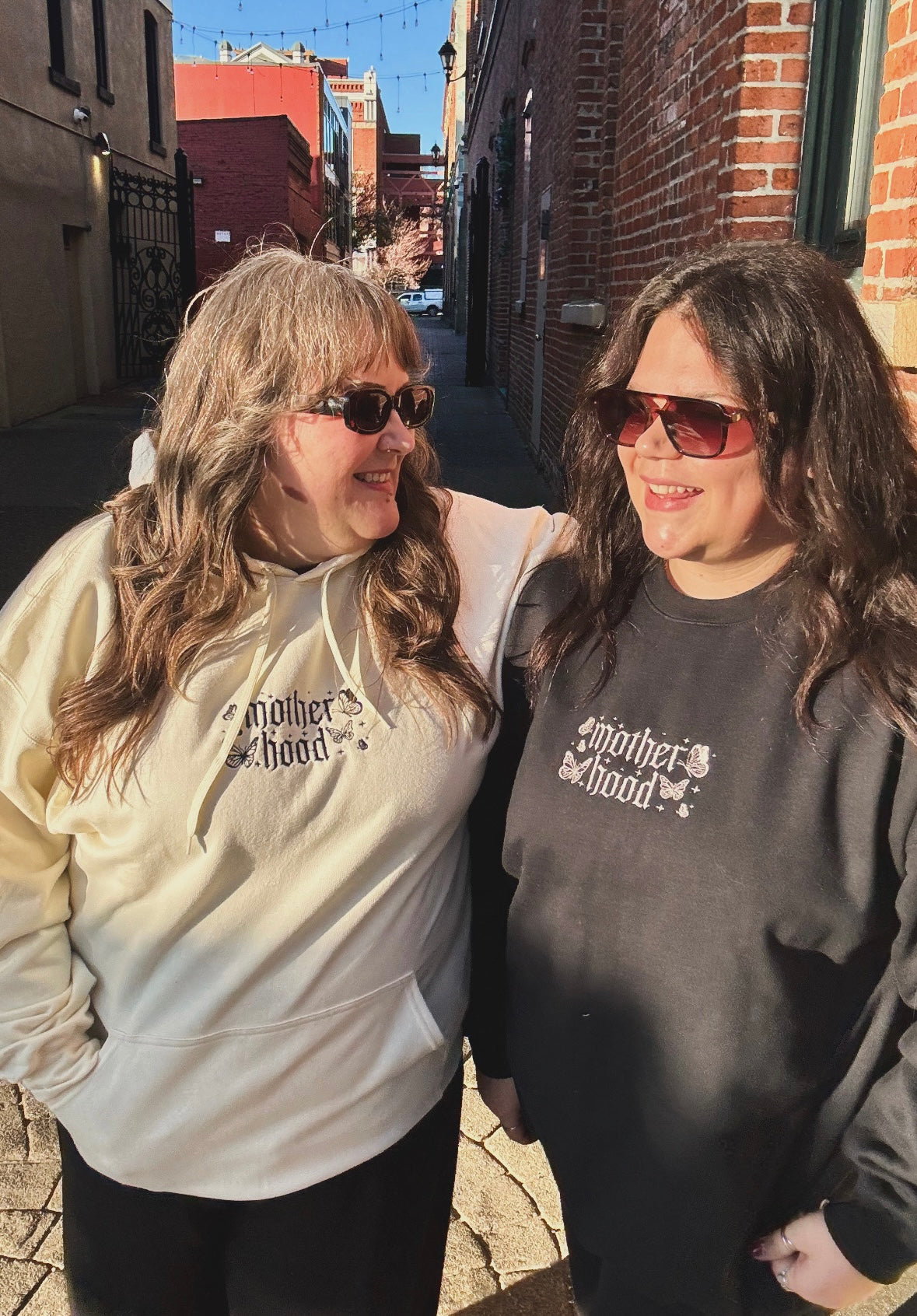 Motherhood Embroidered Crewneck Sweatshirt