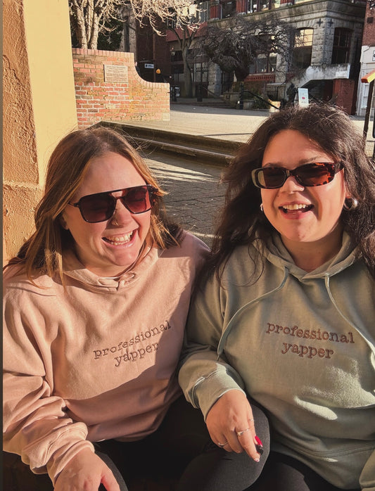 Professional Yapper Embroidered Hoodie