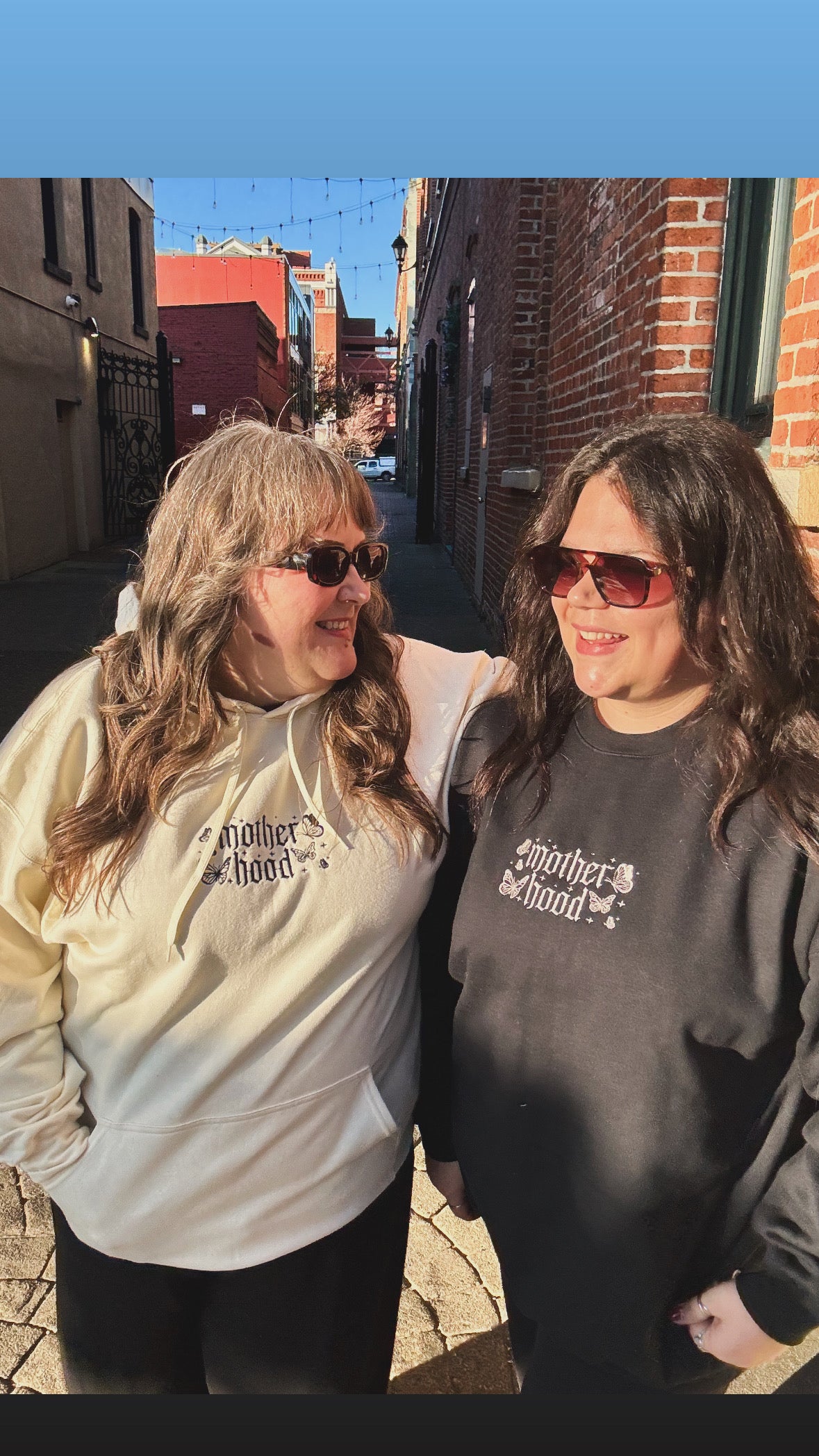 Motherhood Embroidered Hoodie