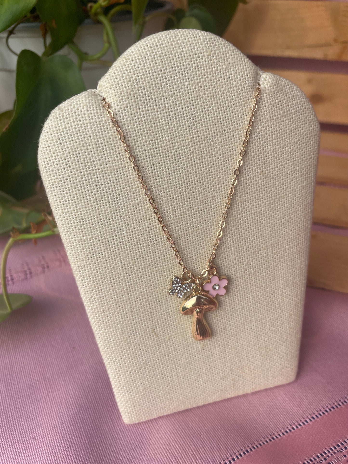 Mushroom Necklace