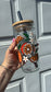 Orange blossom Glass Cups- Smoothie Cup. Bubble Tea. Aesthetic Cup. 24 OZ.