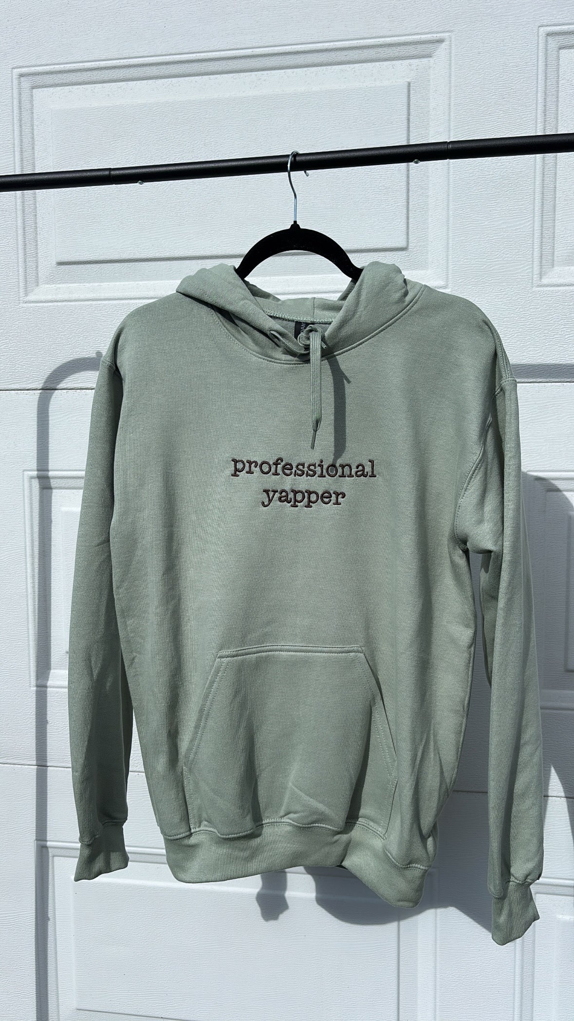 Professional Yapper Embroidered Hoodie