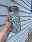 Wifey, Mama, Boss Glass Cups- Smoothie Cup. Bubble Tea. Aesthetic Cup. 24 OZ.