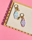 Gold zodiac keychains Cancer and Libra